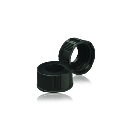 WHEATON® Black Phenolic Open Top Screw Cap, 20-400 | DWK Life Sciences