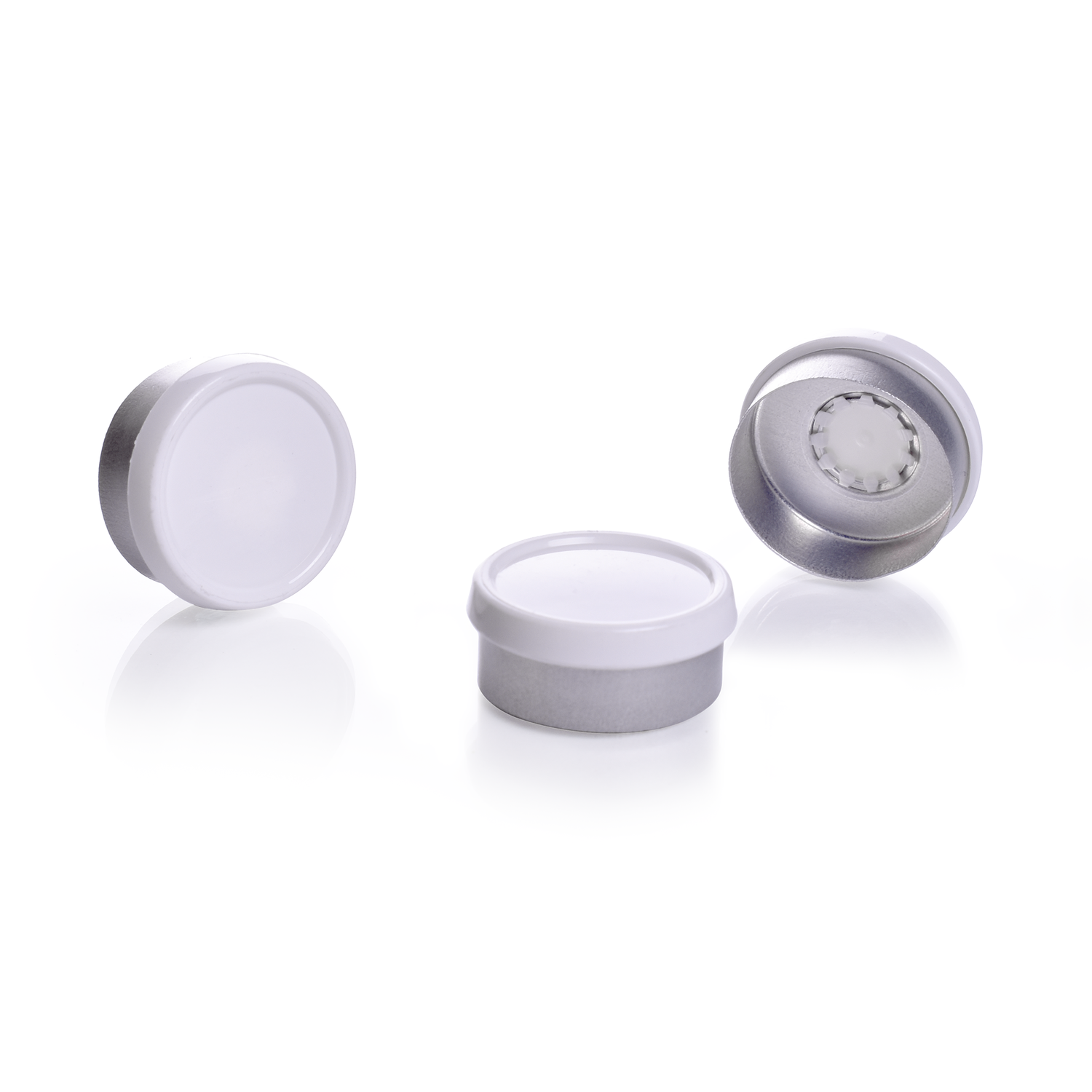 WHEATON® Unlined Aluminum Seal, 20mm, White, Flip-Cap | DWK Life