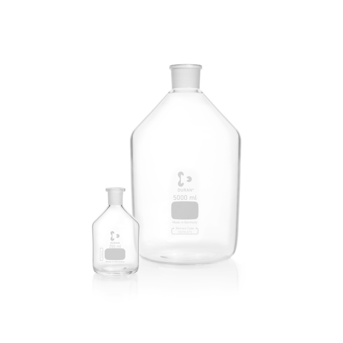 DURAN clear narrow-neck reagent bottle, 2,000 mL (réf. 211646305)