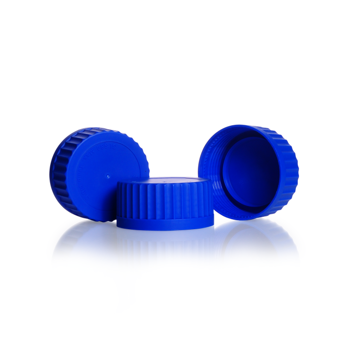 DURAN® Wide Mouth Screw Cap GLS 80® Blue PP | DWK Life Sciences