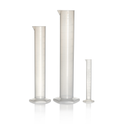 AZLON® Cylinder, moulded graduations, class B, polypropylene