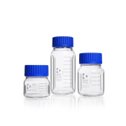 DURAN® GLS 80® Laboratory Bottle, baffled, wide mouth, clear