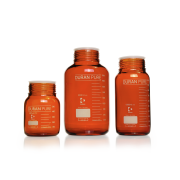 DURAN® PURE GLS 80® Bottle, wide mouth, amber