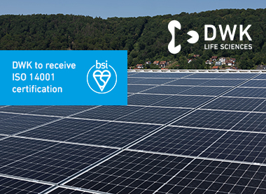 DWK Life Sciences Achieves ISO 14001 Certification for Sites in Mainz, Wertheim, and Pula
