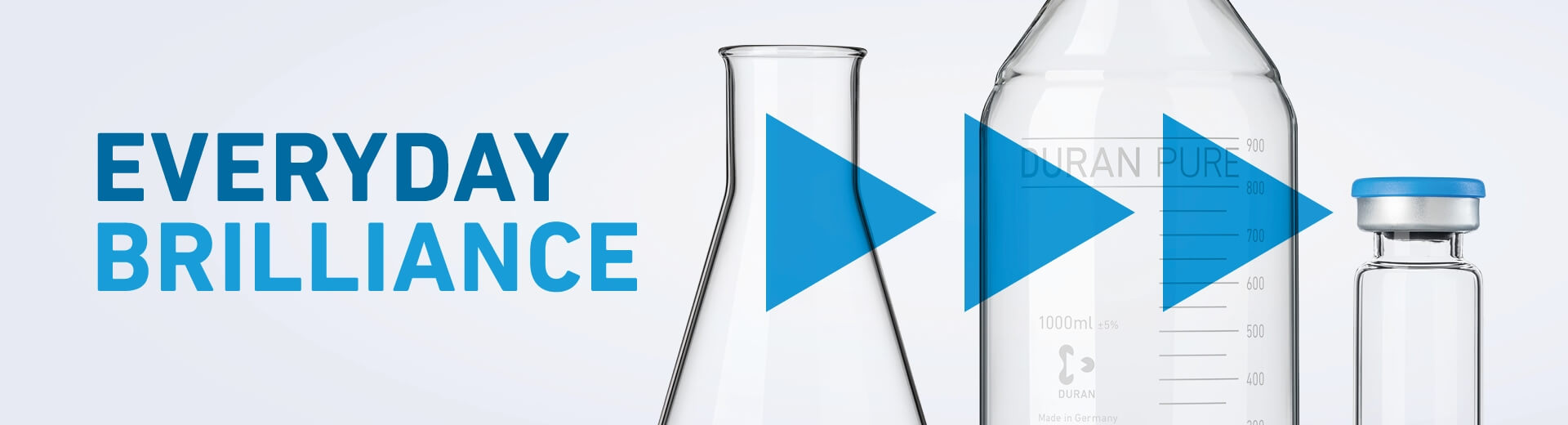 glassware used in the development and delivery of pharmaceutical solutions
